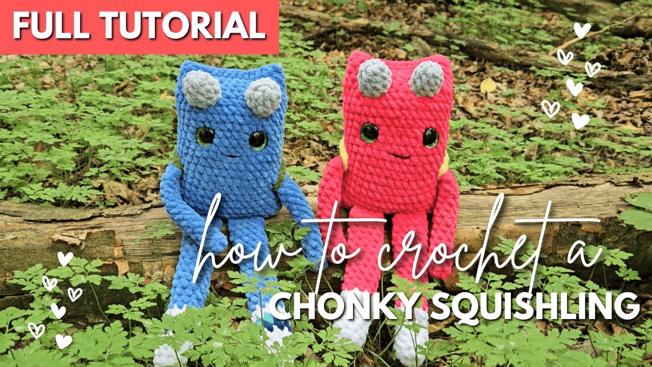 Crochet this Weighted Anxiety Plushie | How to crochet a chonky squishling