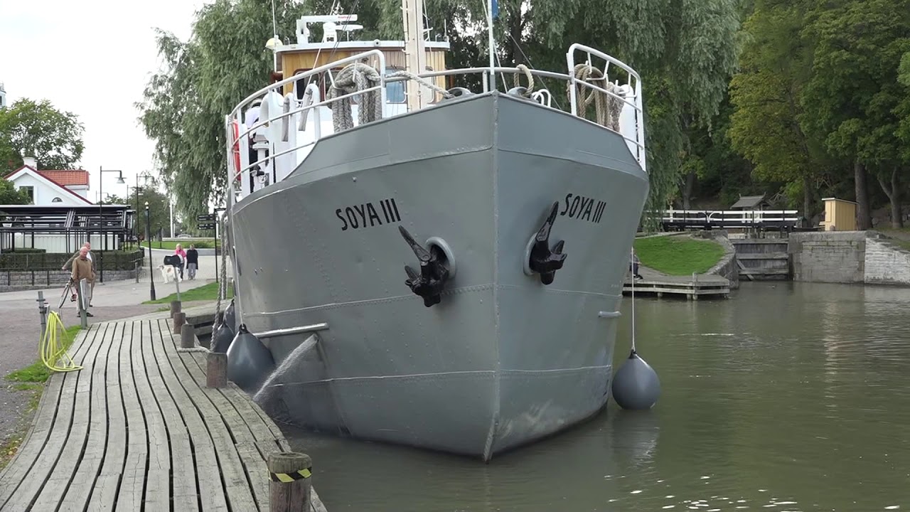 Fd Tankbåt på Göta Kanal i Söderköping 2017