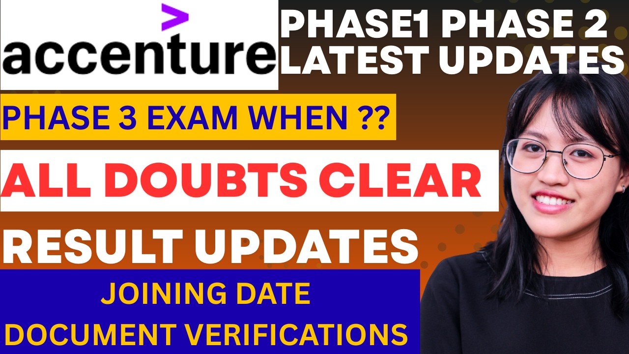 Accenture Results Doubts 2025 Update | Phase 1 & Phase 2  | Workday Mail Meaning & Selection Process