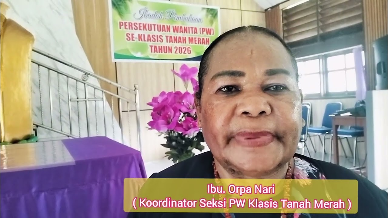 Ibadah Pembukaan Pelayanan Tahun 2026  PW Klasis Tanah Merah
