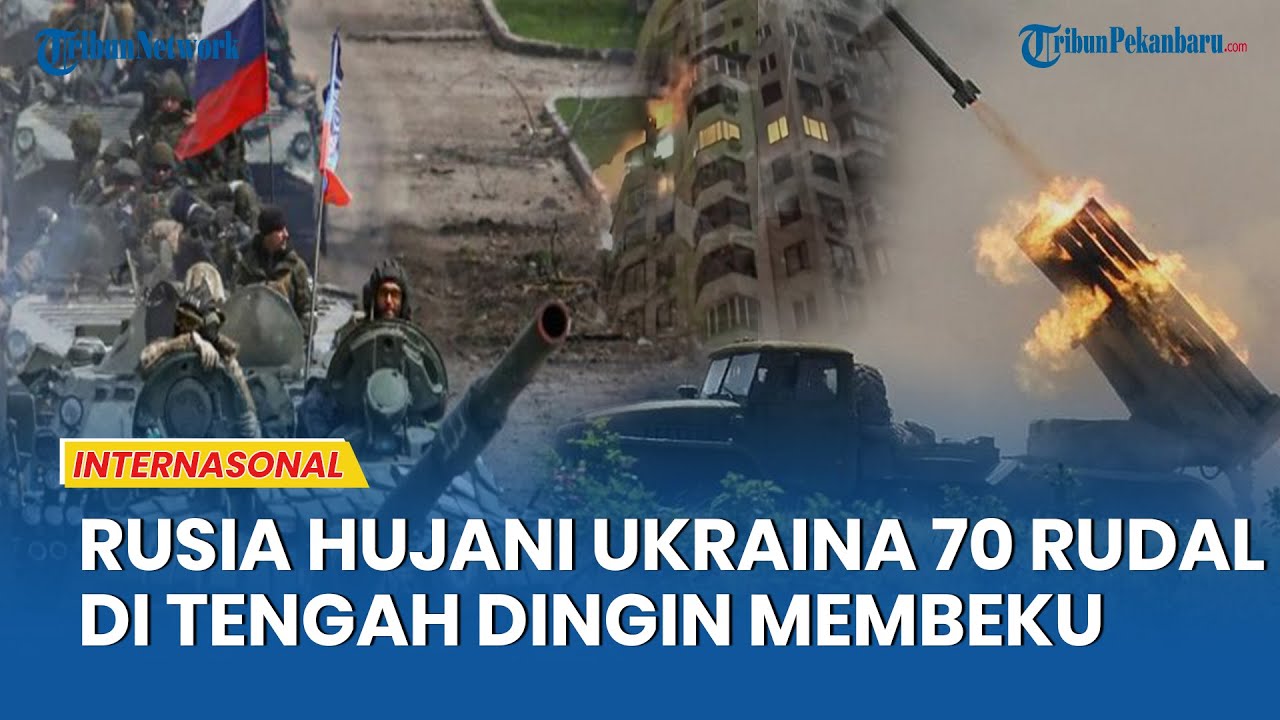 Rusia Gempur Ukraina di Tengah Dingin Membeku, Sasar Infrastruktur Energi Vital