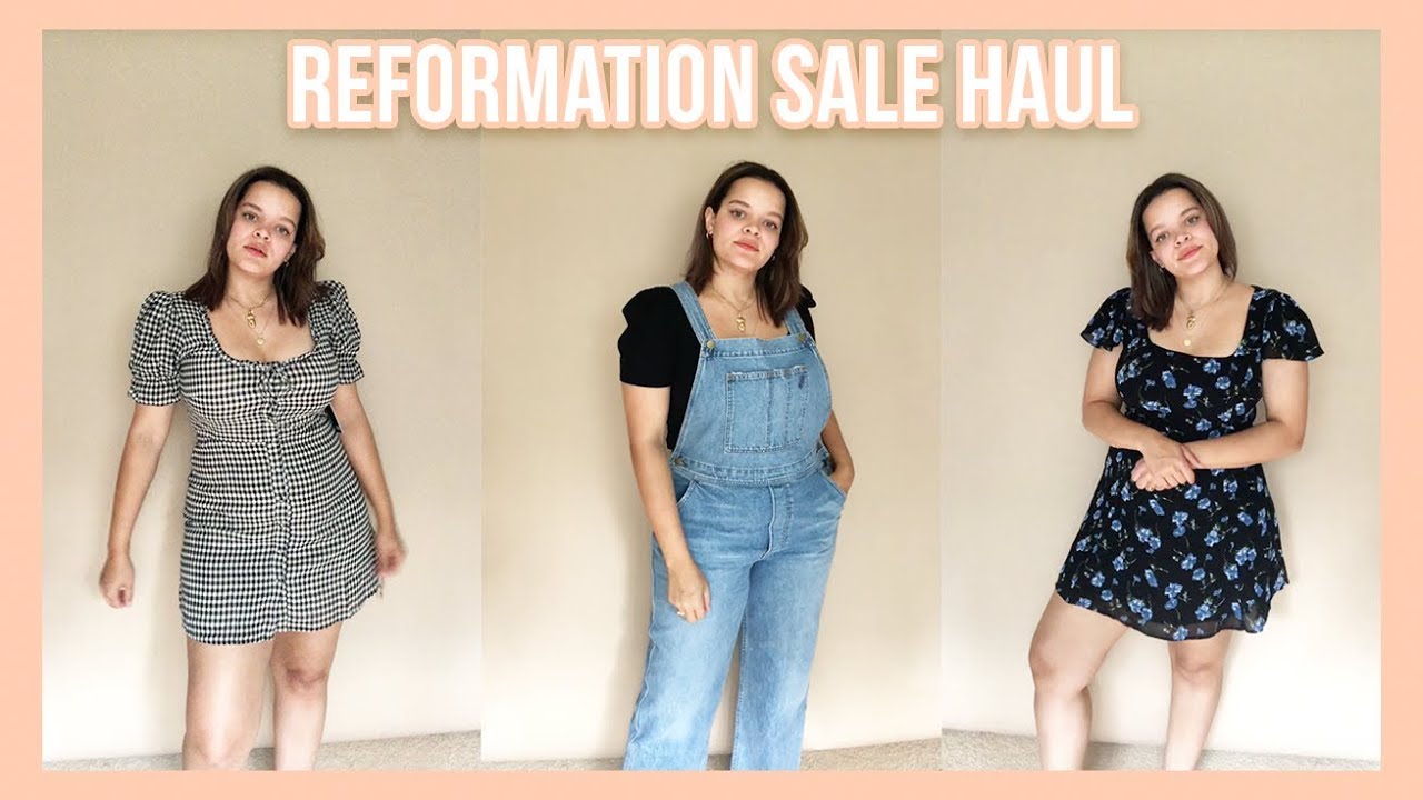 TRY-ON HAUL | Reformation Sale Haul