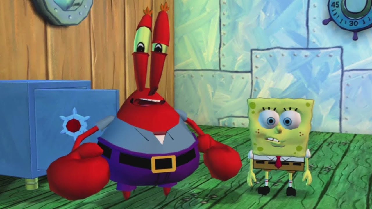 SpongeBob's Truth or Square - All Cutscenes ( Game Movie )