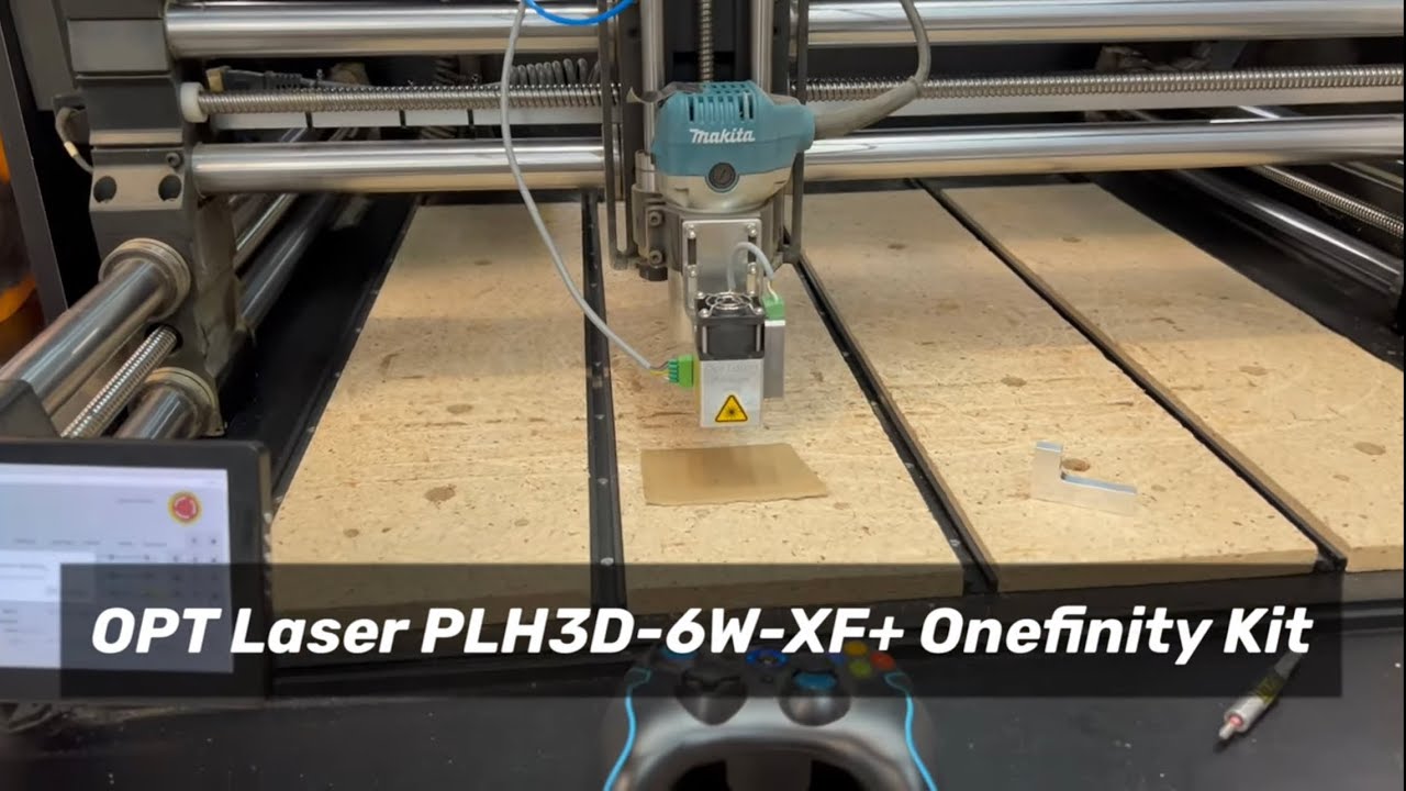 Opt Lasers - Onefinity CNC - Laser Upgrade Kit - Installation and Test Fire
