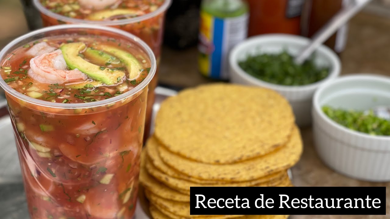 COCTEL DE CAMARÓN PARA NEGOCIO Y HOGAR / RECETA DE RESTAURANTE DE COCTEL DE CAMARÓN / CAMARONES