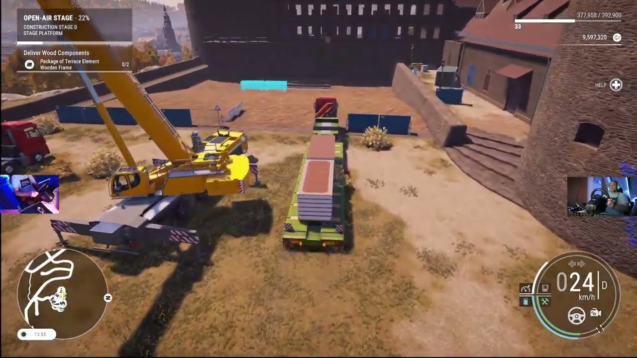 CONSTRUCTION SIMULATOR 22 BAU SIMULATOR OPEN-AIR STAGE