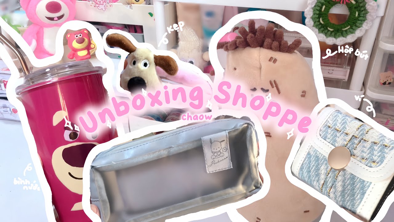 UNBOXING SHOPPE 🛒|| Tui Đã Săn Sale Được Gì Vào Ngày 5.5🛍|| chaow🌷