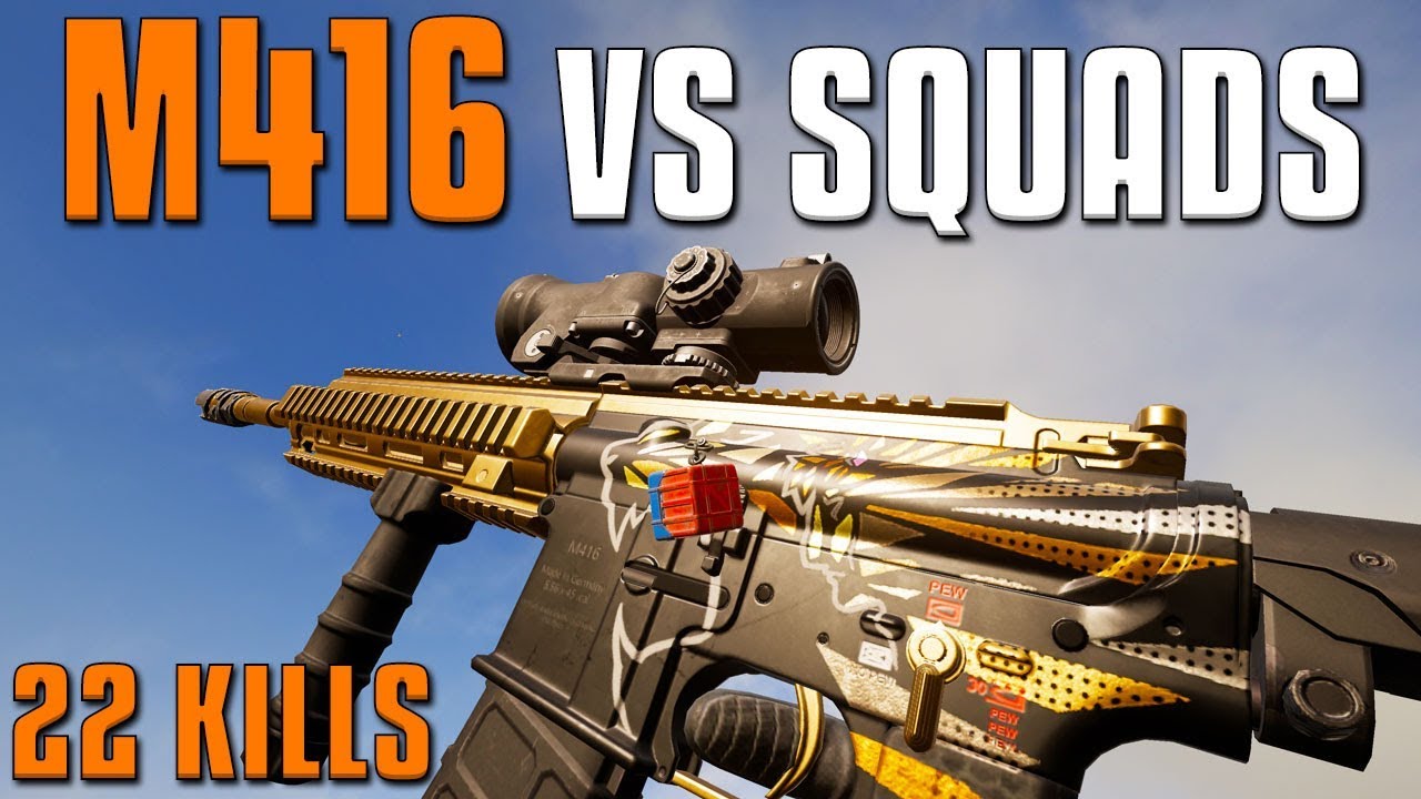 M416 VS SQUADS - The Best 556 Rifle? | PUBG