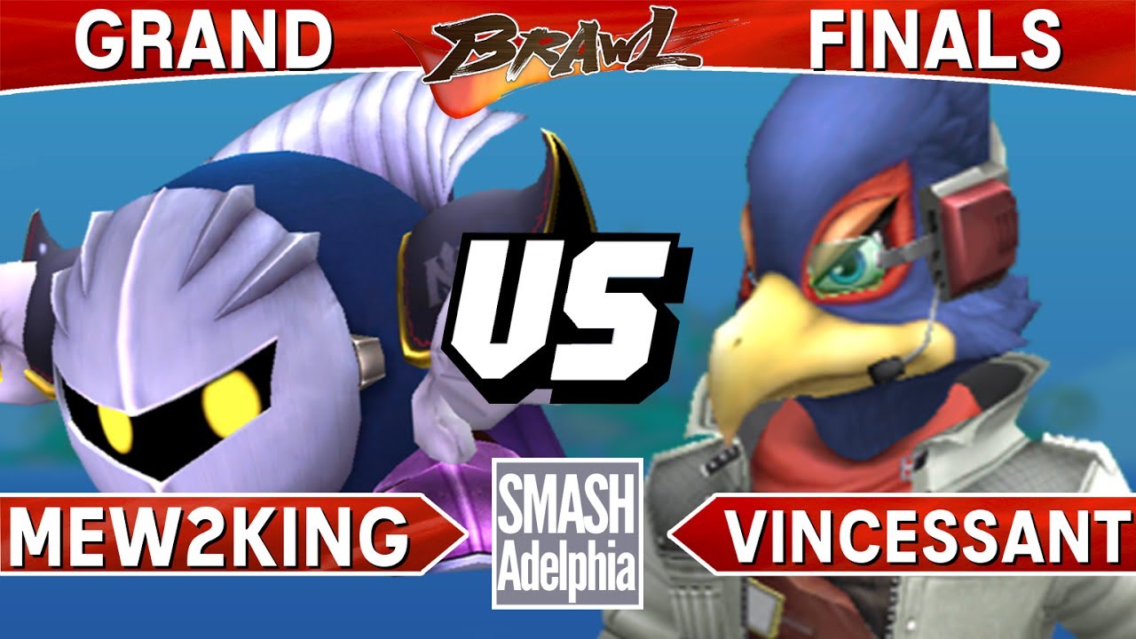 Smash Brawl - Mew2King (Meta Knight) vs Vincessant (Falco) - SMASHADELPHIA 2017 Grand Finals