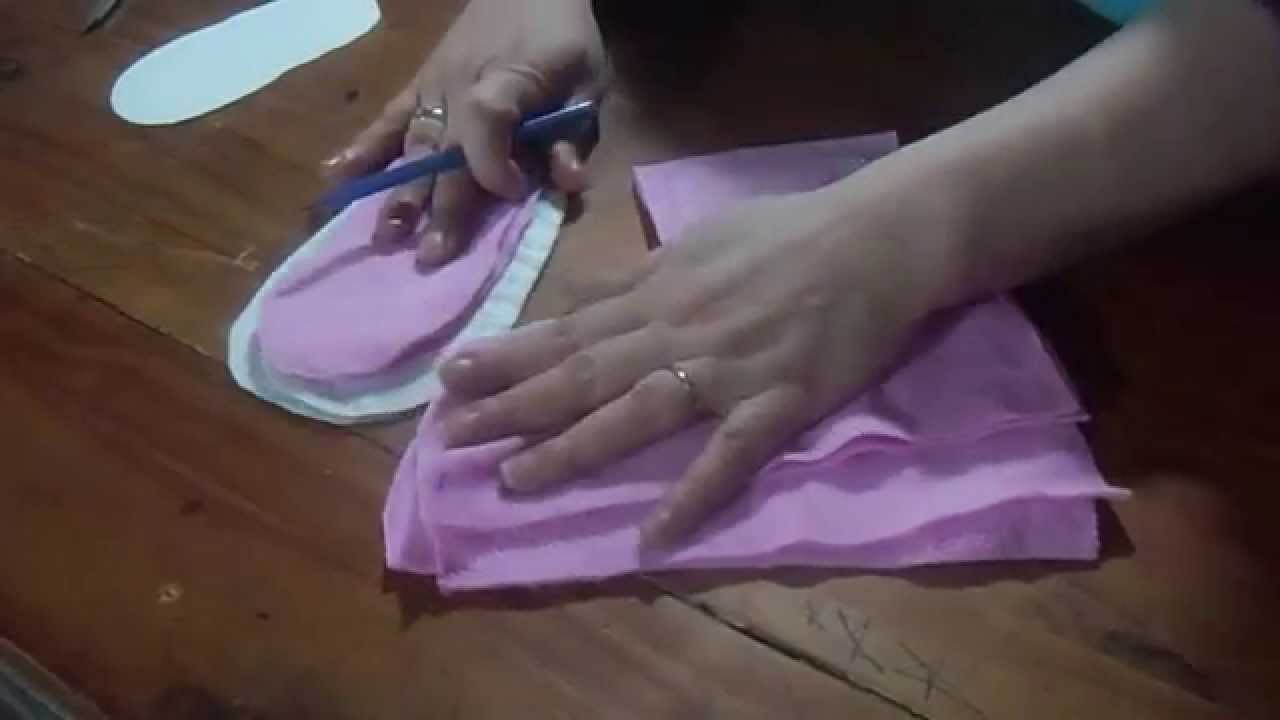 ✂ Como hacer Pantuflas super faciles ♥
