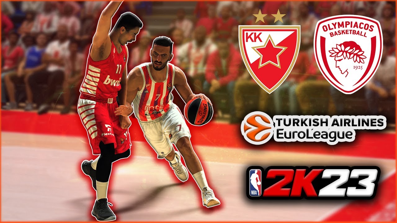CRVENA ZVEZDA vs. OLYMPIACOS - EUROLEAGUE ROUND 33 - NBA 2K23