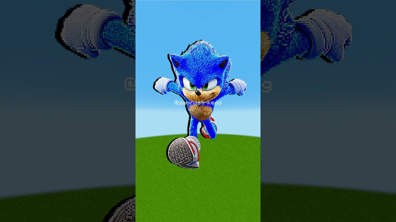 Retro Games Pixel Art in Minecraft | Chun-Li, Jill Valentine, Princess Peach & Sonic