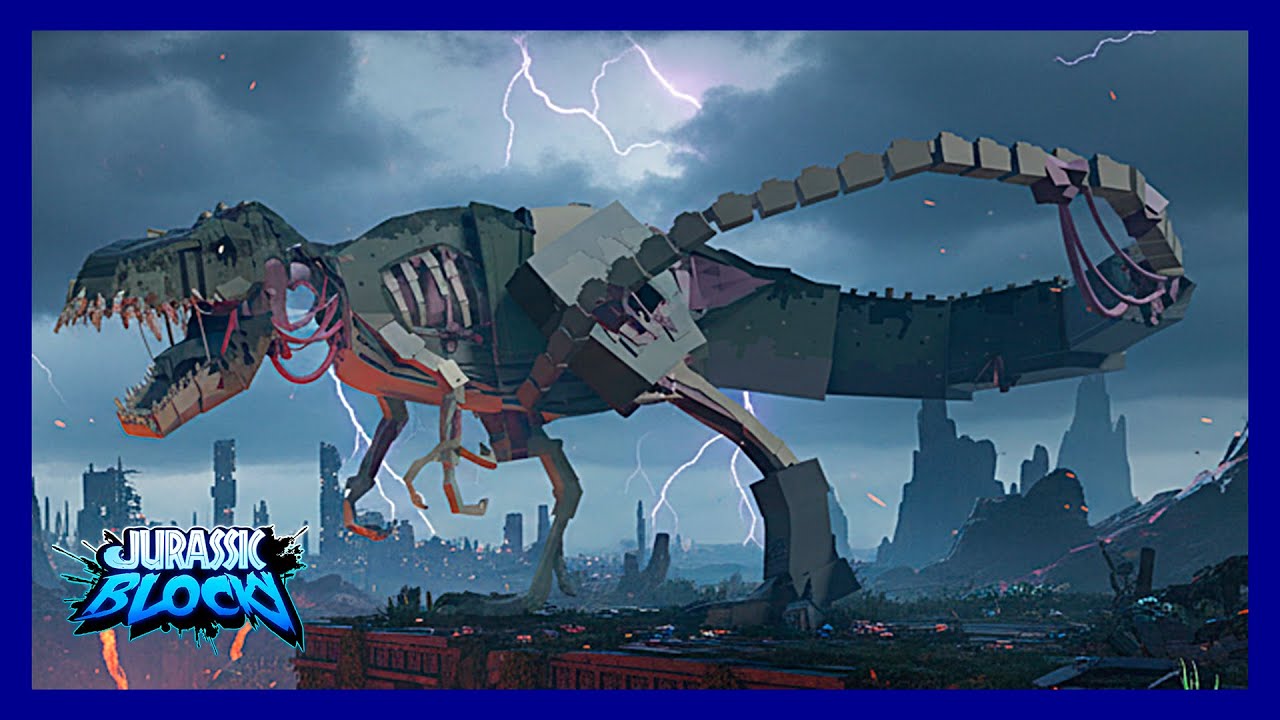 UNDEAD TYRANT SHOWCASE! - Roblox Jurassic Blocky [REBIRTH PART 2 + HALLOWEEN]