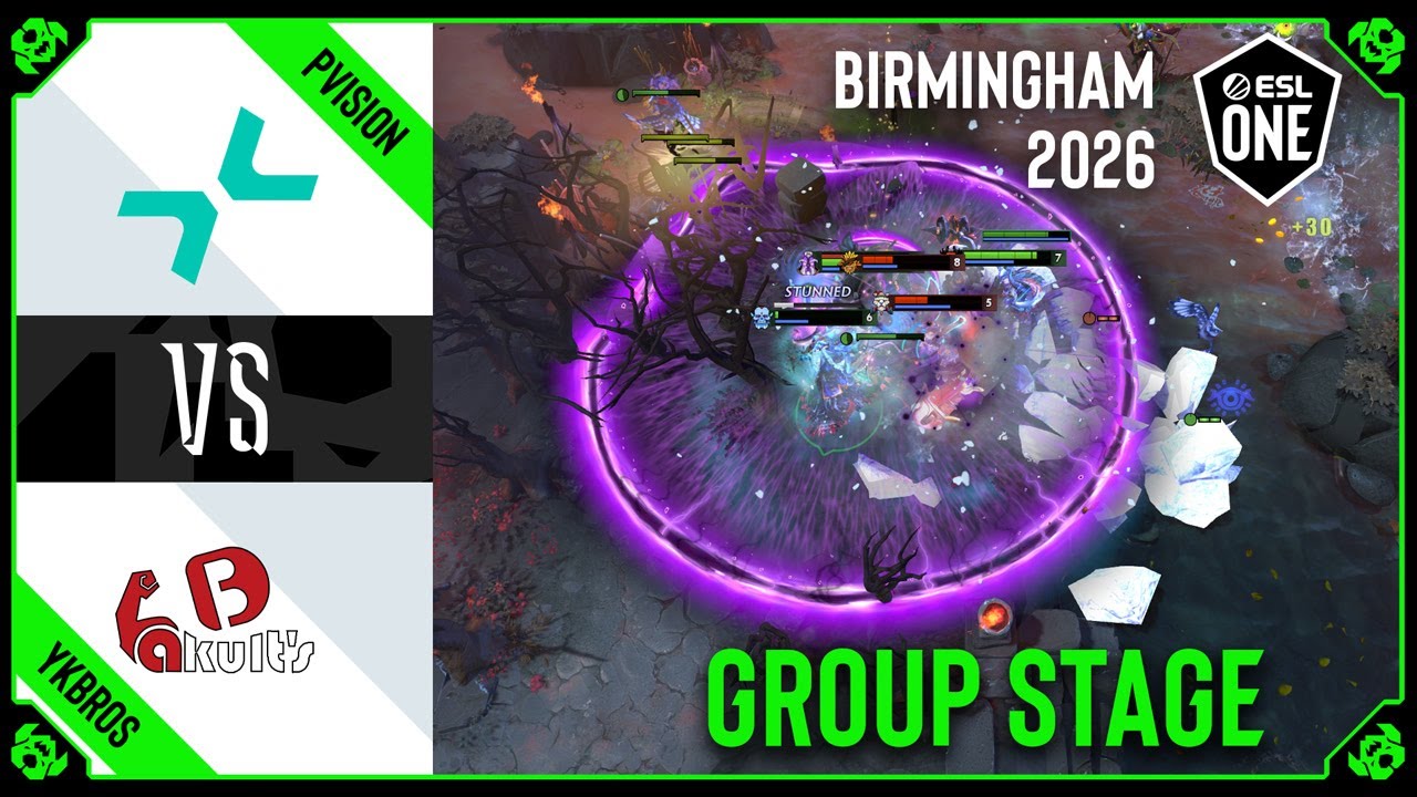 PVISION vs YAKULT BROTHERS - HIGHLIGHTS - ESL One Birmingham 2026