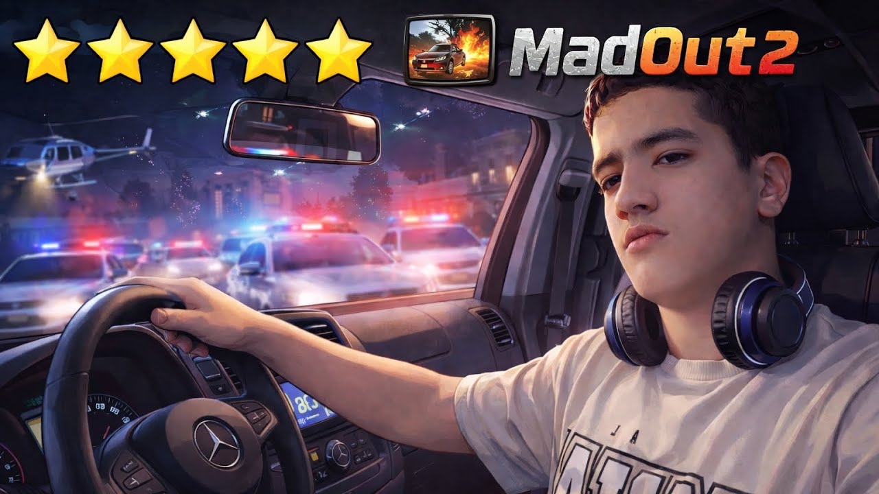 5 YILDIZ KAÇIŞ! Mercedes Vito ile MadOut2’de EFSANE TAKİP! MAFİA 2
