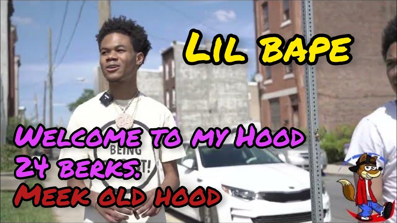 Lil Bape Welcome to my Hood North Philly 24th Berks st   (Meek Mill old Hood)