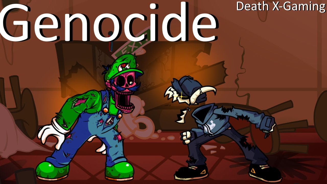 Friday Night Funkin' - Genocide But It's Hatred IHY Luigi Vs Tabi (My Cover) FNF MODS