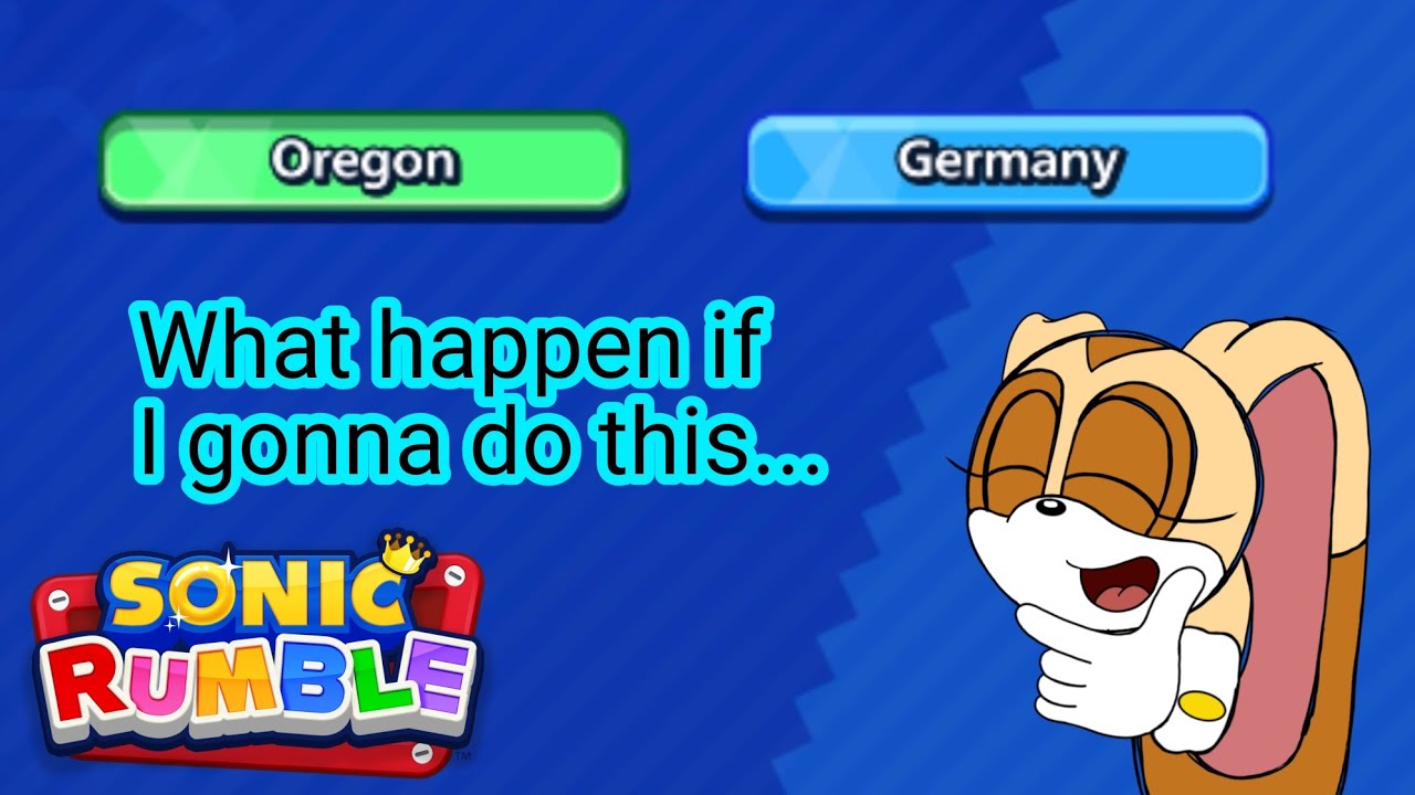 What gonna happen if I play on Oregon server? | Sonic Rumble