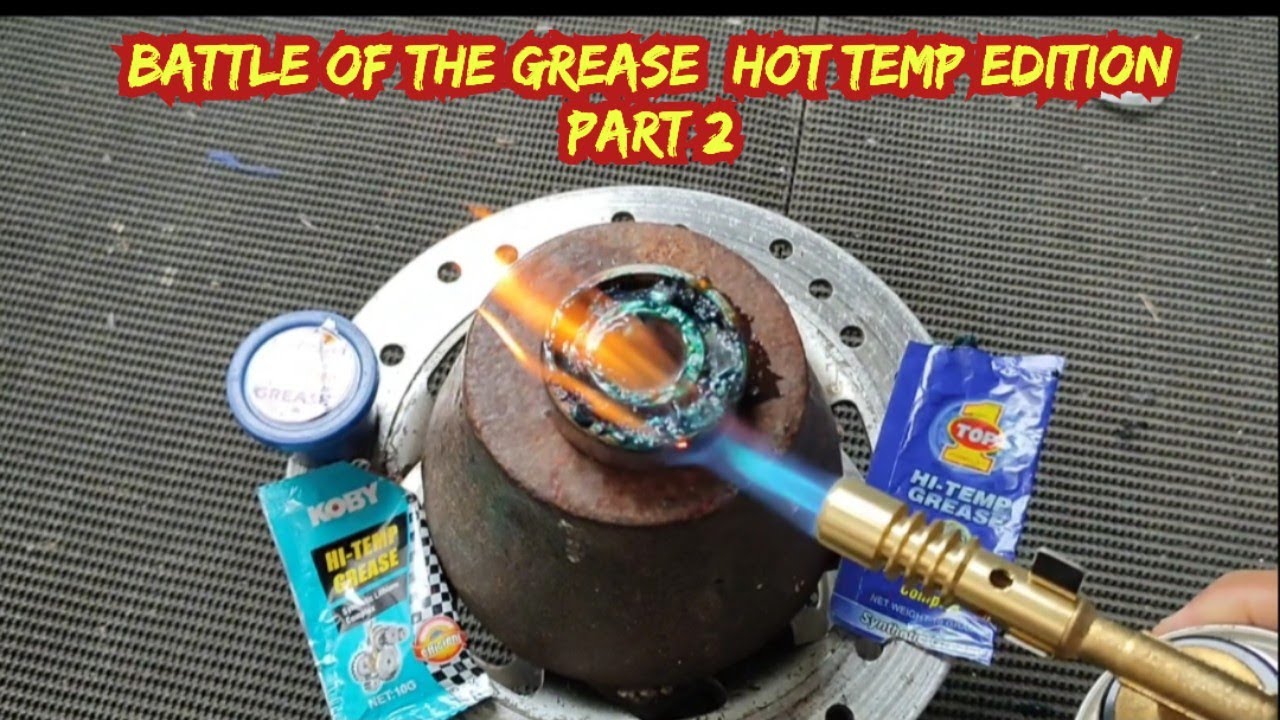 BATTLE OF THE GREASE HIGH-TEMP EDITION (KOBY vs Levitronn vs TOP 1 grease)