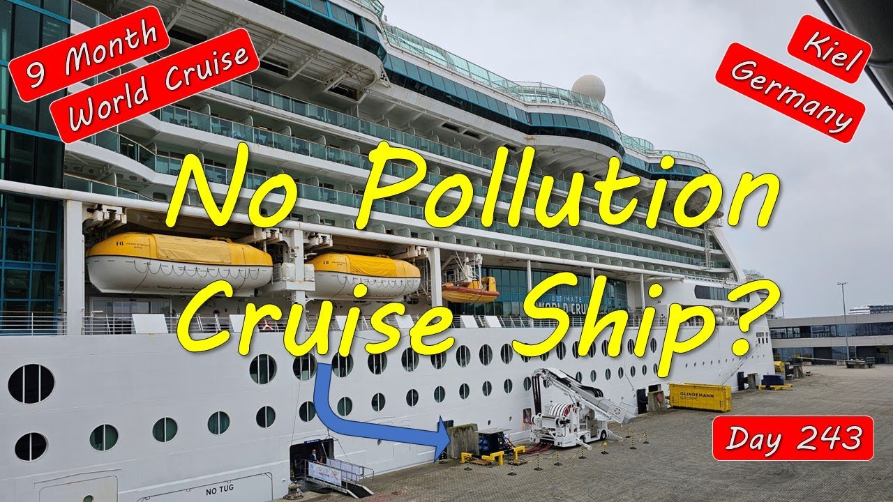 Clean Cruise Ship Power, Kiel Germany One Day Town Tour and Great Belt Bridge Crossing!