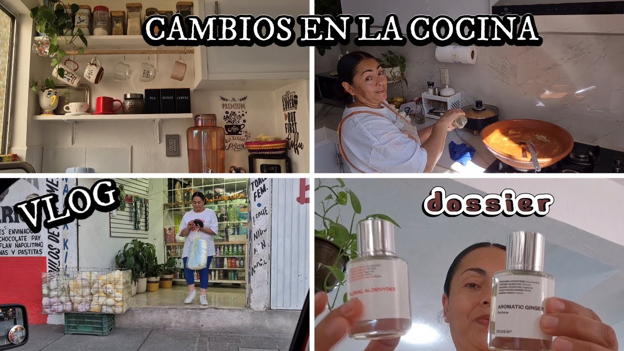 🔵VLOG ✨UNA DELICIOSA COMIDA 😋CAMBIOS EN LA COCINA 👍🏻PERFUMES dossier 🥰
