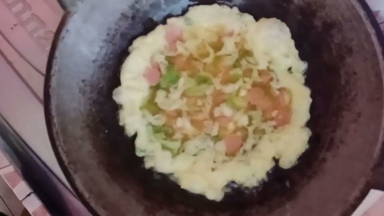 Laparrr. Hanya punya telur dirumah Masak ini aja hanya 4 bahan
