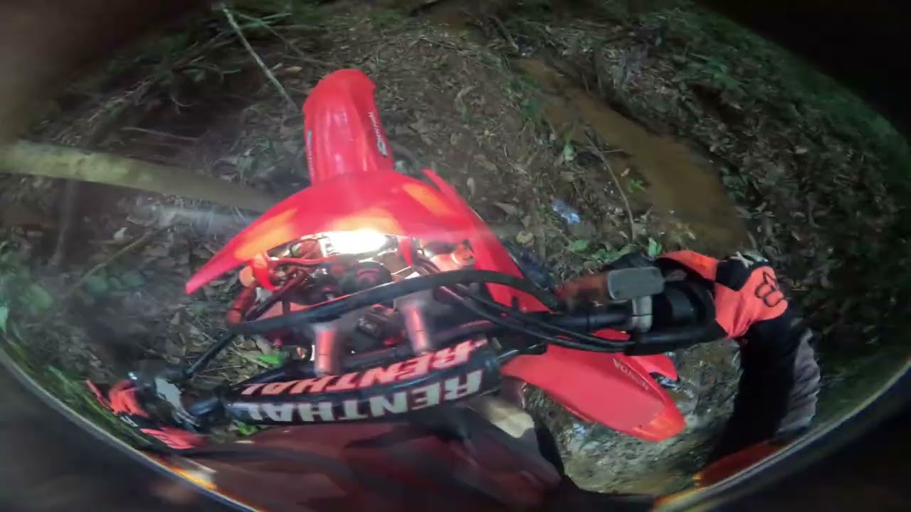 Vlog na trilha de moto treino de hard 