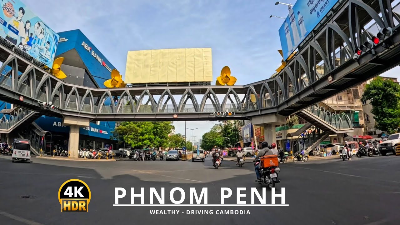 🚗 Phnom Penh City Driving Tour | Driving To Orreusey zone | 4K-HDR at 60fps | February 2026