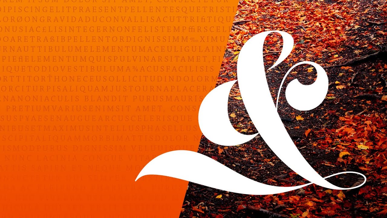 Design with great looking typography