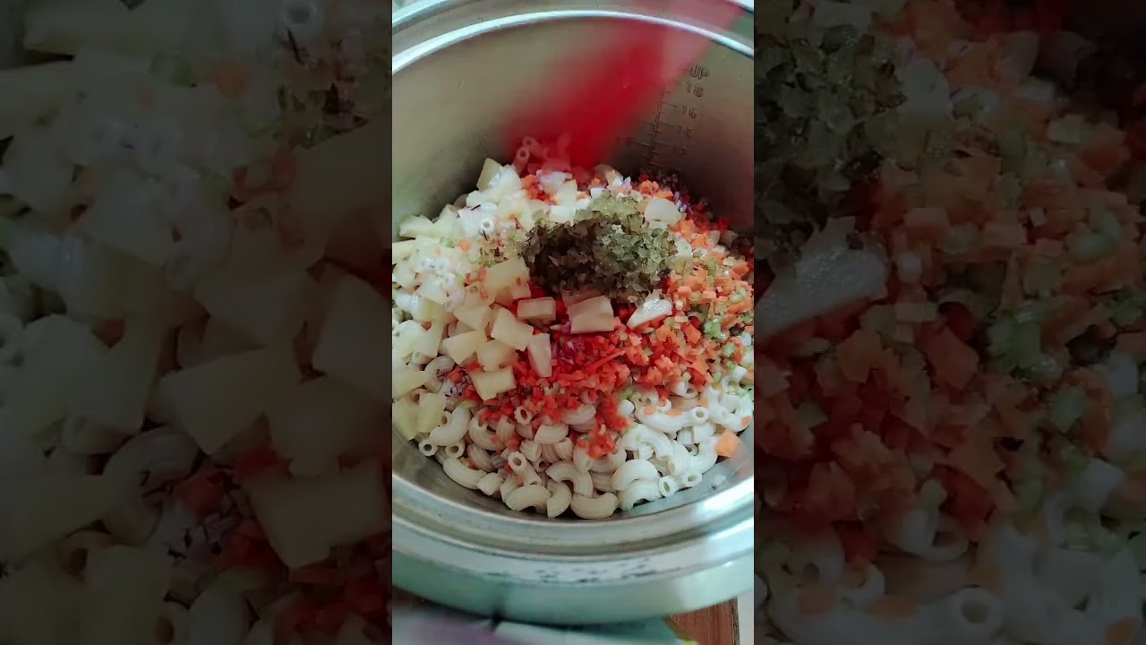 Chicken Macaroni salad try nyo, subrang sharrrap