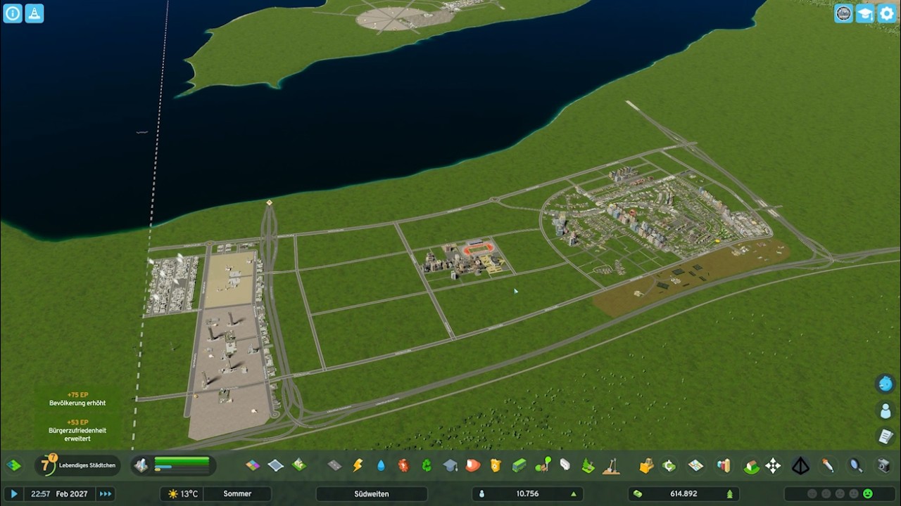 500% Timelapse Cities Skylines 2 ( pure Gameplay = no commentary, no Music ) ( Part 3 )