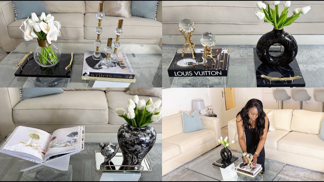 ✨ IDÉES DÉCO SALON [tour] #inspiration #homedecor #interiordesign | 3 IDÉES DE CENTRE DE TABLE