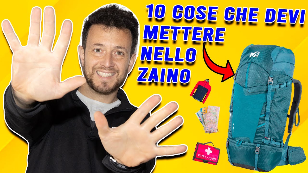 ZAINO TREKKING 1 GIORNO▶︎10 cose che DEVI METTERE!