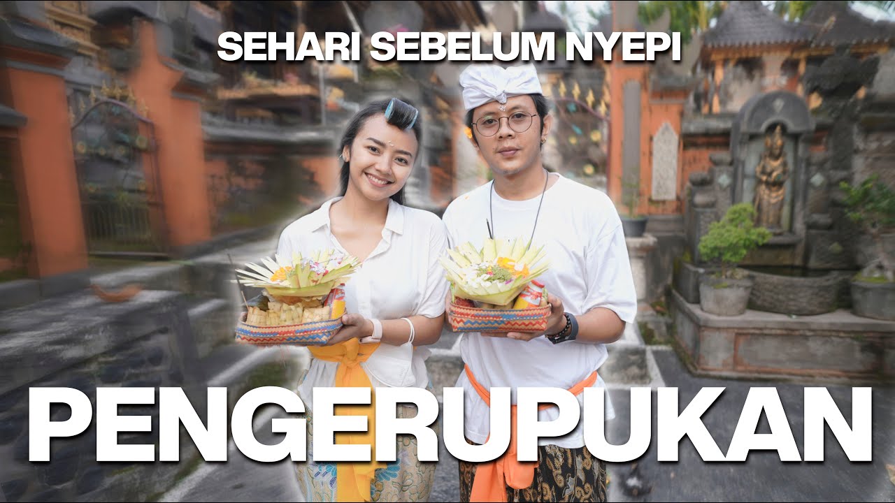 BEGINI SUASANA SEBELUM HARI RAYA NYEPI DI KAMPUNG .