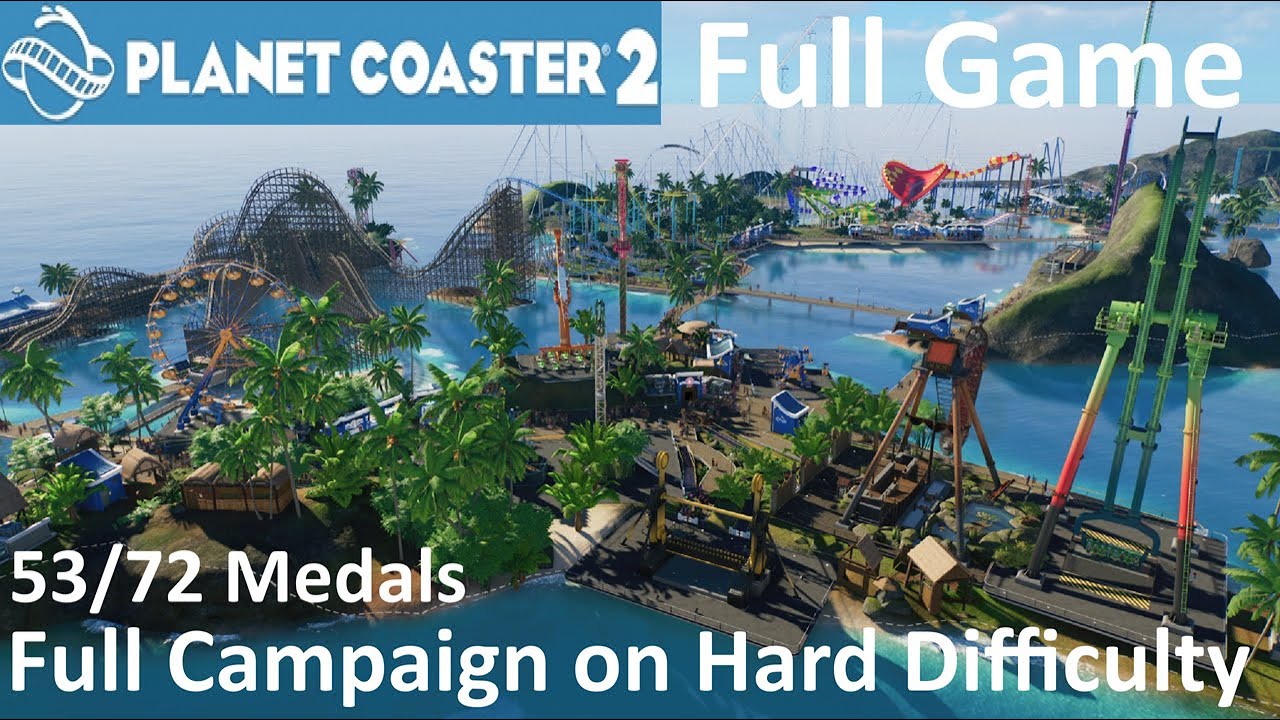 Planet Coaster 2 - Full Game / Full Career on Hard Difficulty / Part 1 - No Commentary Gameplay