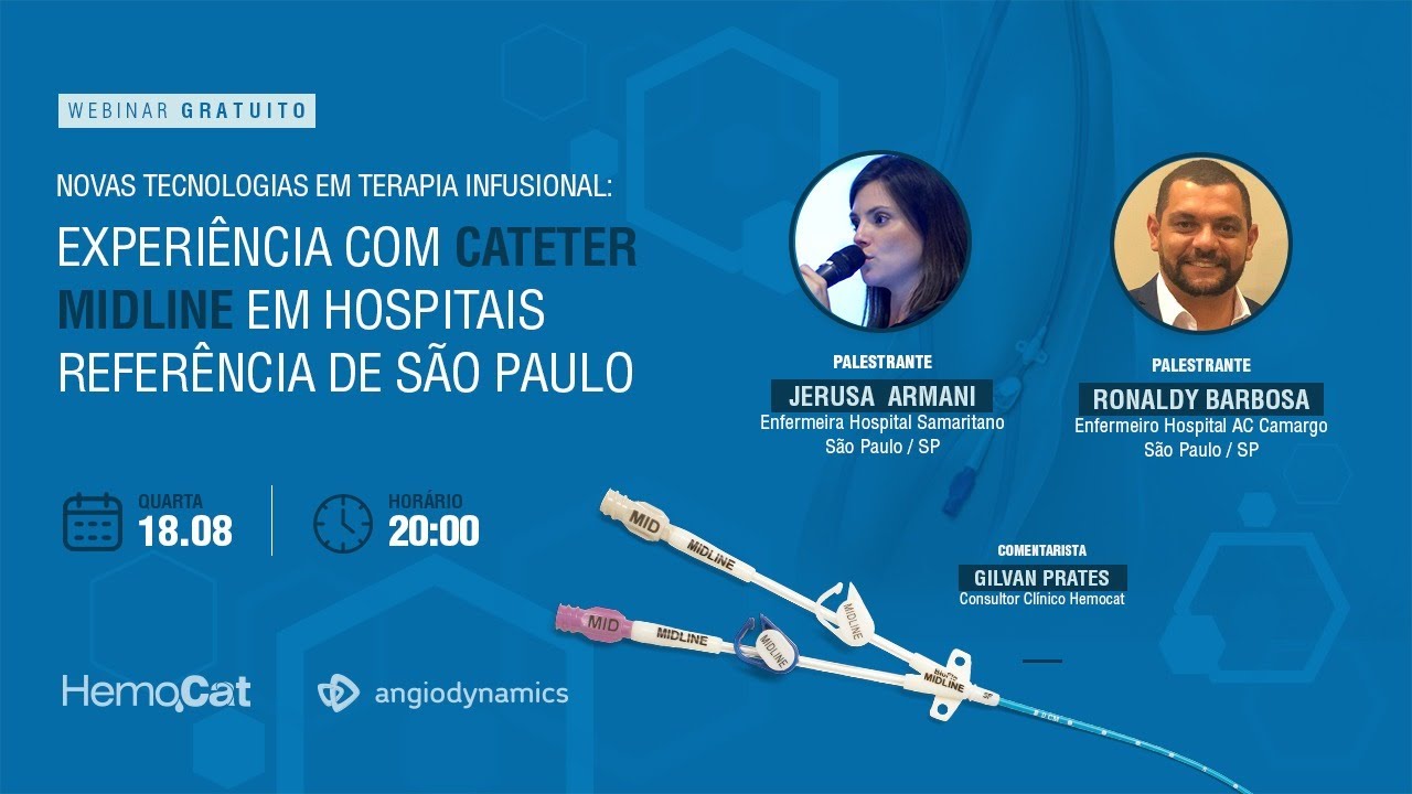Novas Tecnologias em Terapia Infusional: Experiência com cateter Midline em Hospitais referência #1
