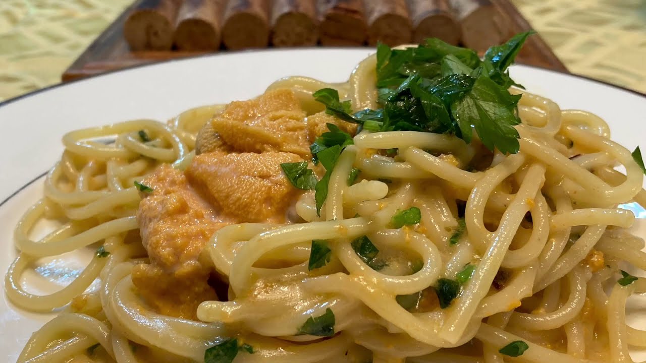 Sea Urchin Pasta or Spaghetti ai Ricci Di Mare