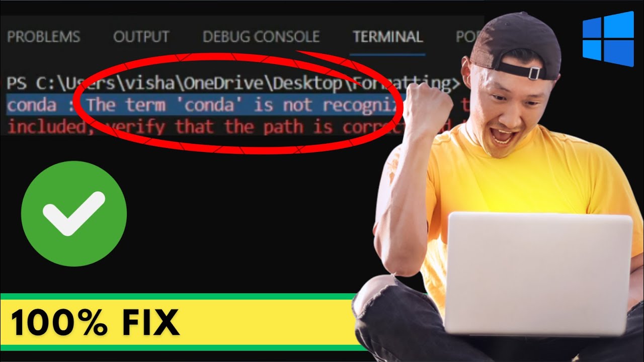 Как исправить ошибку &laquo;Conda не распознан&raquo; в VSCode (2023)