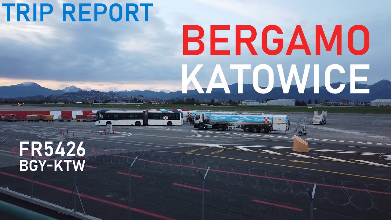 Trip report 2022 | Bergamo (BGY) - Katowice (KTW) | Ryanair | Nocny lot | Flight FR5426