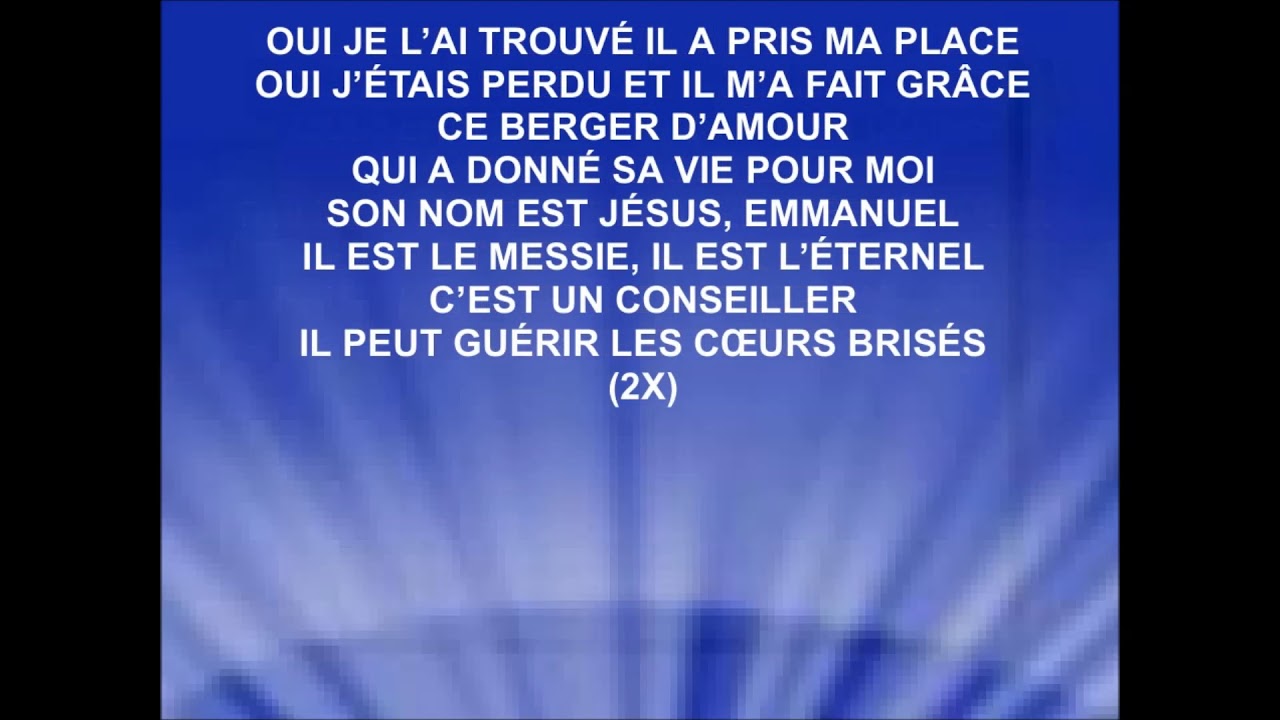 UN CHANT NOUVEAU - Cantique Yappy
