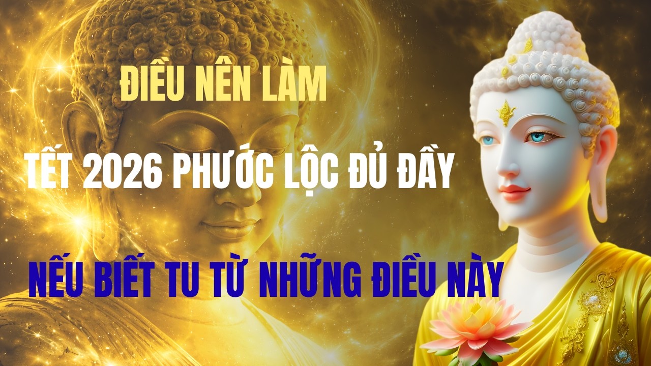 TẾT 2026 PHƯỚC LỘC ĐỦ ĐẦY – NẾU BIẾT TU TỪ NHỮNG ĐIỀU NÀY
