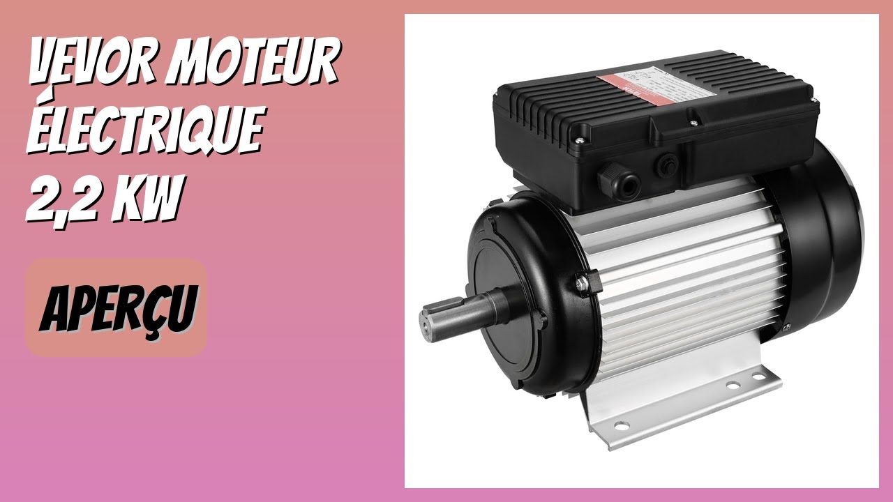 AVIS (2026) : VEVOR Moteur électrique 2,2 kW. DÉTAILS