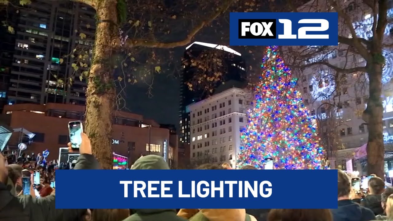Downtown Portland tree lighting kicks off holiday season