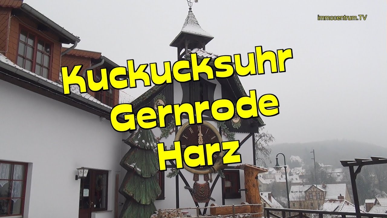 Kuckucksuhr m. lustigem Kuckuck🐦🐿🦜🦉🌲Gernrode Harz * Videoreiseführer  HARZ