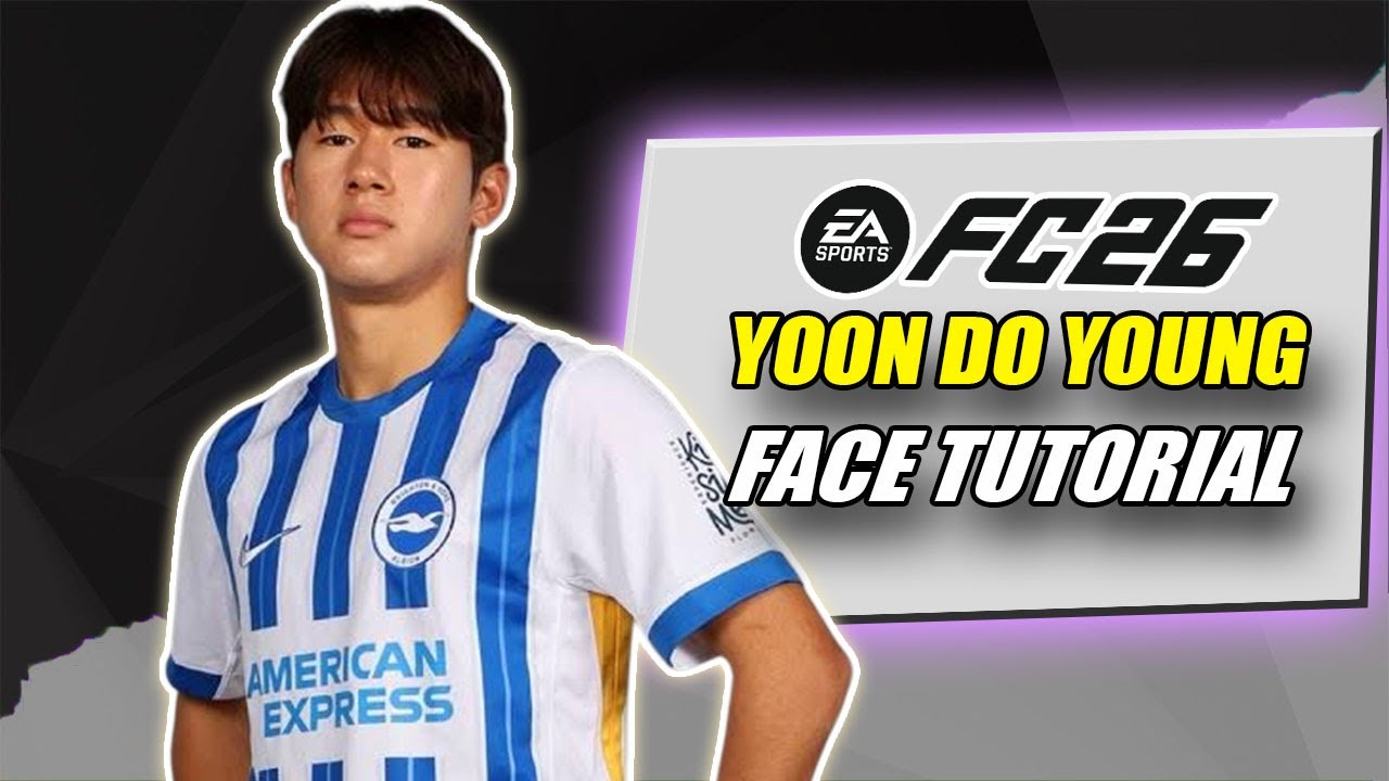 EA FC 26 || COMO CREAR A YOON DO YOUNG || FACE TUTORIAL