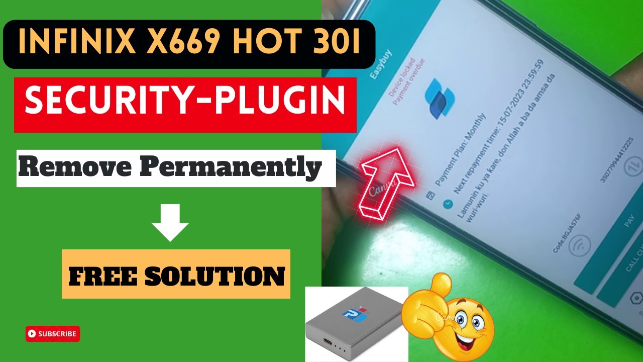 INFINIX X669(HOT 30i) PLUGIN Remove PERMNTLY WITH PANDORA 💯  #mdm #pandora #X669