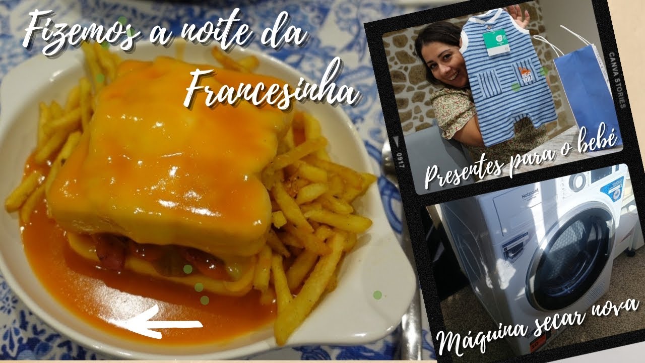 Fizemos a Noite da Francesinha || Presentes para o bebé || Chegou a máquina de secar nova
