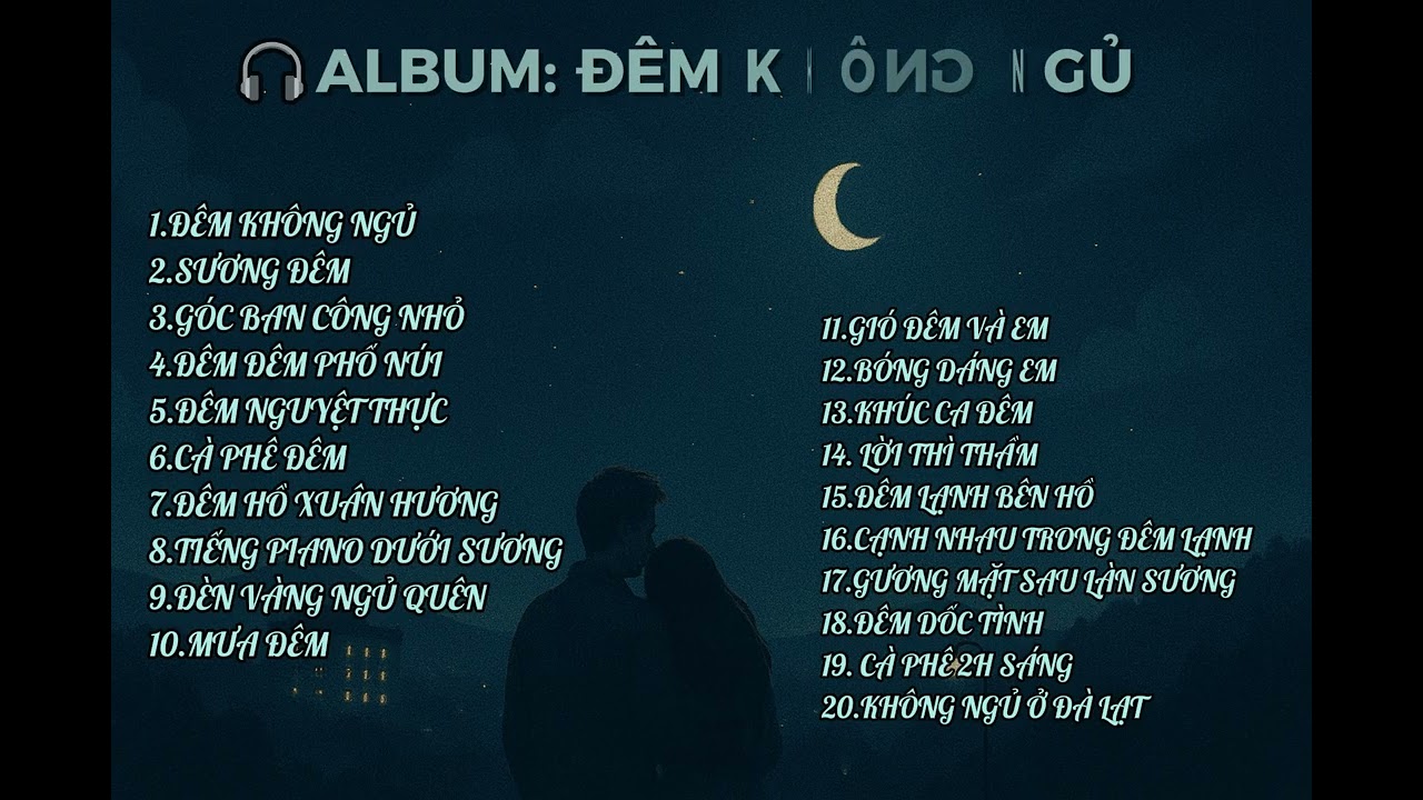 🌙 ĐÊM  ĐÀ LẠT — Album R&B / Lo-fi Chill Đêm | Nhạc Tình Đà Lạt Mộng Mơ | Không Gian Đêm Mù Sương