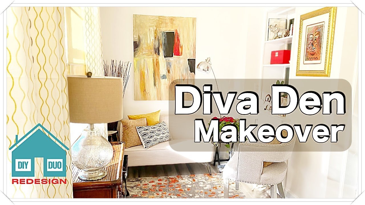 Dramatic Diva Den in a Small Space - Modern Afro Boho - DIY DUO Redesign Ep. 5
