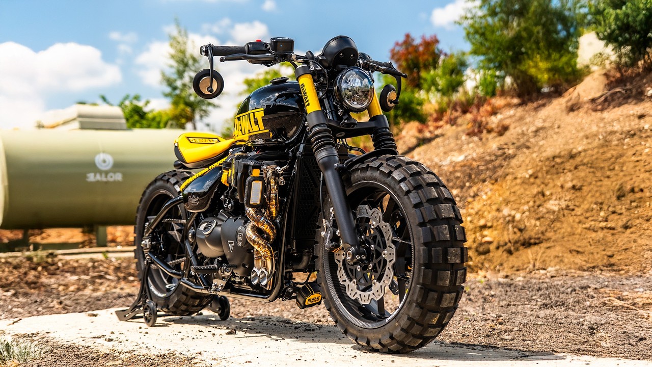 we Built a CUSTOM Bike For DeWalt in 1 WEEK (Insane Transformation) 🤯
